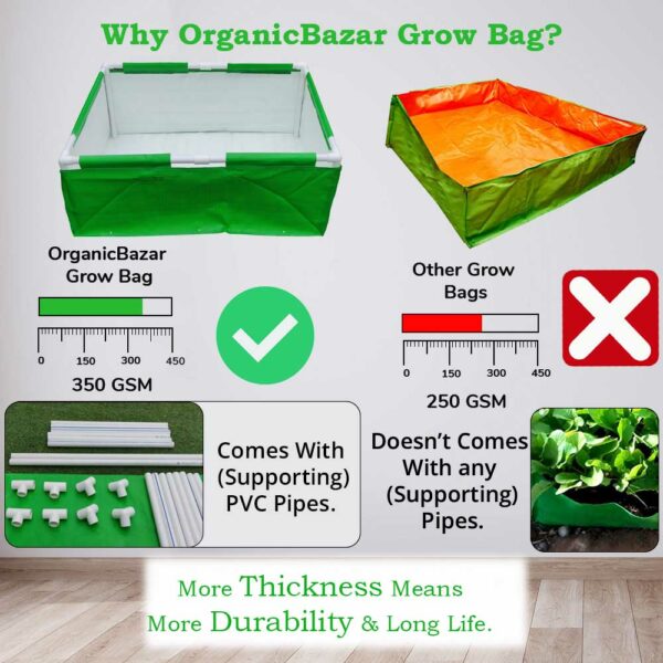 rectangular grow bag Comparison